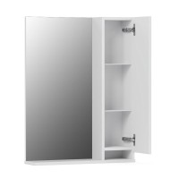 Зеркало-шкаф Belux Клермонт 70 глянцевый белый