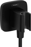 Шланговое подключение Hansgrohe FixFit Q 26887670 матовое черное