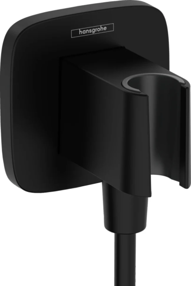 Шланговое подключение Hansgrohe FixFit Q 26887670 матовое черное
