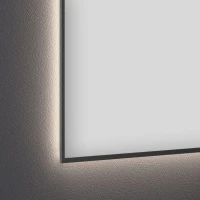 Зеркало Wellsee 7 Rays’ Spectrum 80х100 с подсветкой, черное