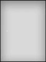 Зеркало Wellsee 7 Rays’ Spectrum 80х100 с подсветкой, черное