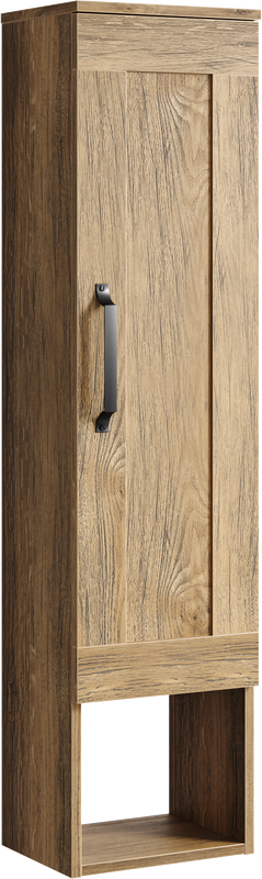 Шкаф пенал для ванной Aqwella Craft 30 дуб балтийский