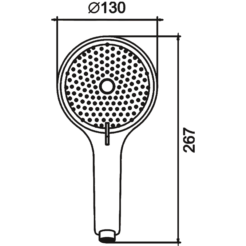 Душевая лейка BELZ BS01-8 белый