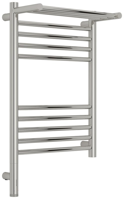 Полотенцесушитель электрический Сунержа Богема 3.1 00-6006-6040 70x45 см, подключение слева, без покрытия, лесенка, с полкой