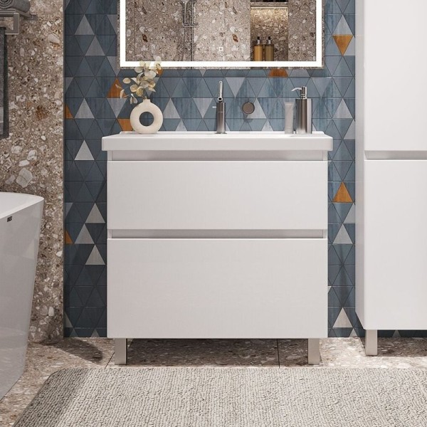 Тумба с раковиной SanStar Riana 80