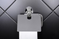 Держатель туалетной бумаги Fixsen Europa FX-21810 с крышкой
