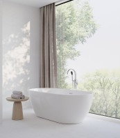 Напольный смеситель для ванны с душем Ravak Freedom FM 080.00CR хром Напольный смеситель для ванны с душем Ravak Freedom FM 080.00CR хром