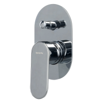 Встраиваемый смеситель для душа и ванны Splendy Rest RE204U1K2CR С ВНУТРЕННЕЙ ЧАСТЬЮ, хром