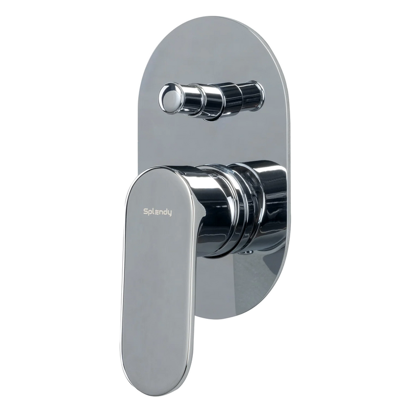 Встраиваемый смеситель для душа и ванны Splendy Rest RE204U1K2CR С ВНУТРЕННЕЙ ЧАСТЬЮ, хром