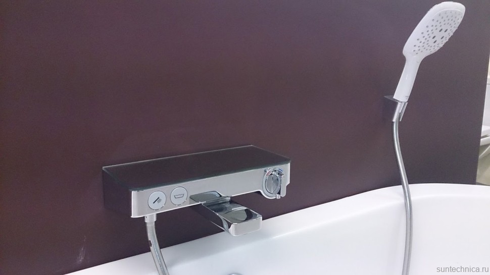Термостатический смеситель Hansgrohe Ecostat Select 13151000 для ванны с душем
