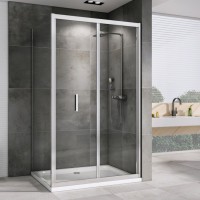 Душевой уголок Abber Sonnenstrand AG07090-S70 70x90, профиль хром, стекло прозрачное