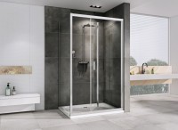 Душевой уголок Abber Sonnenstrand AG07090-S70 70x90, профиль хром, стекло прозрачное