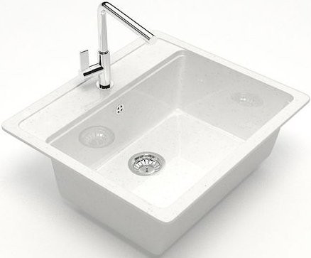 Мойка кухонная Marrbaxx Джекки Z009Q001 белый лед