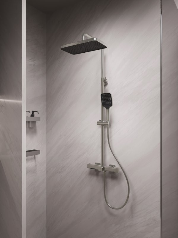 Душевая стойка Vincea Core VSFS-4CO1BN брашированный никель