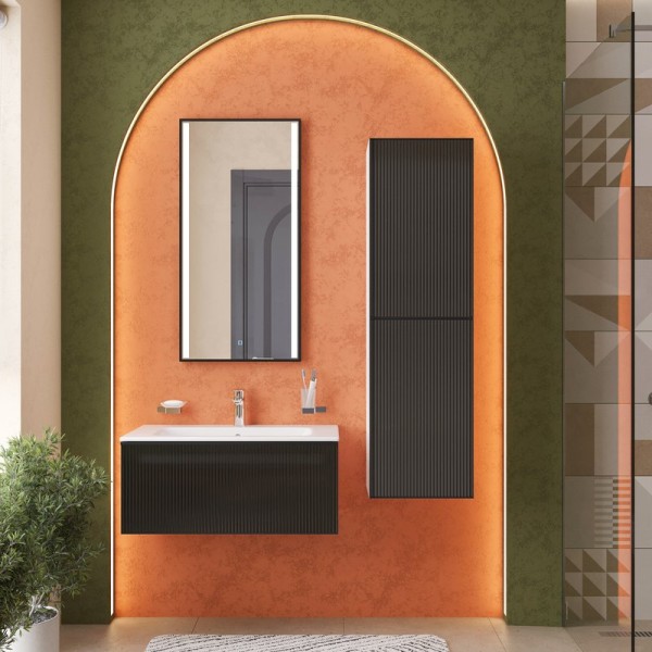 Мебель для ванной комнаты STWORKI Левангер 80 белая матовая