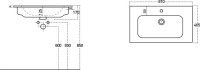 Мебель для ванной комнаты STWORKI Левангер 80 белая матовая