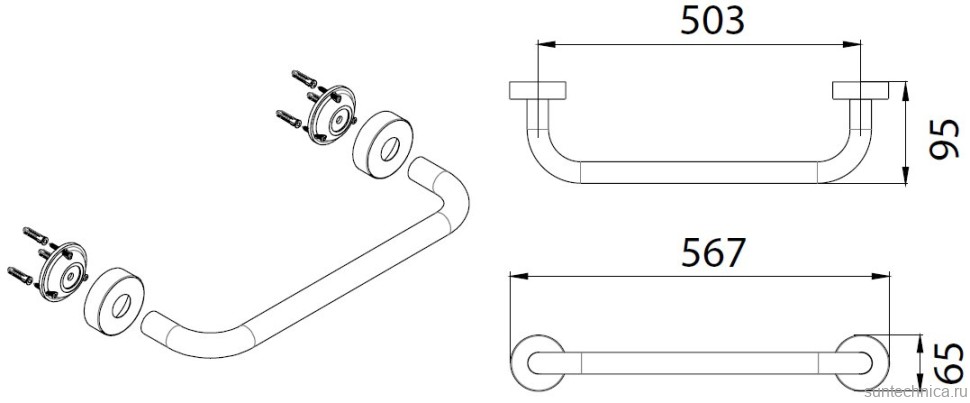 Поручень Fixsen Hotel FX-31017C