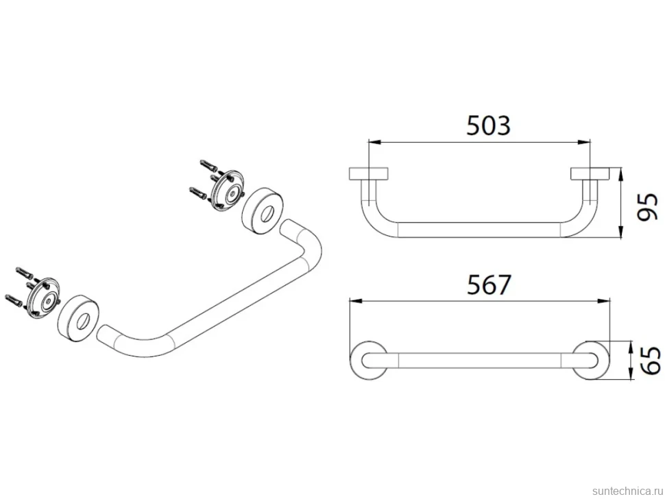 Поручень Fixsen Hotel FX-31017C