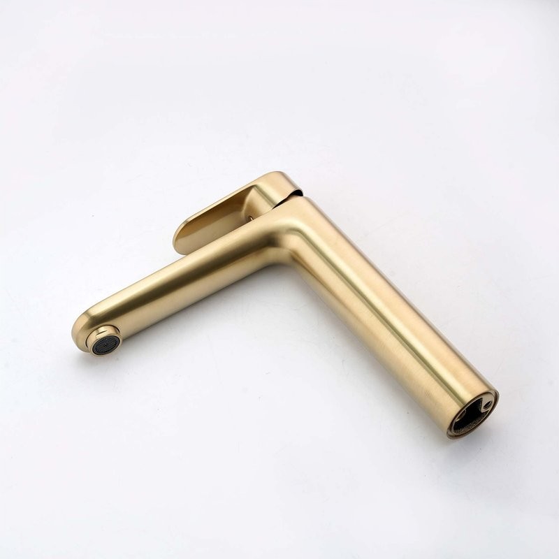 Смеситель для раковины AQUATEK Ника AQ1804BG золото шлифованное