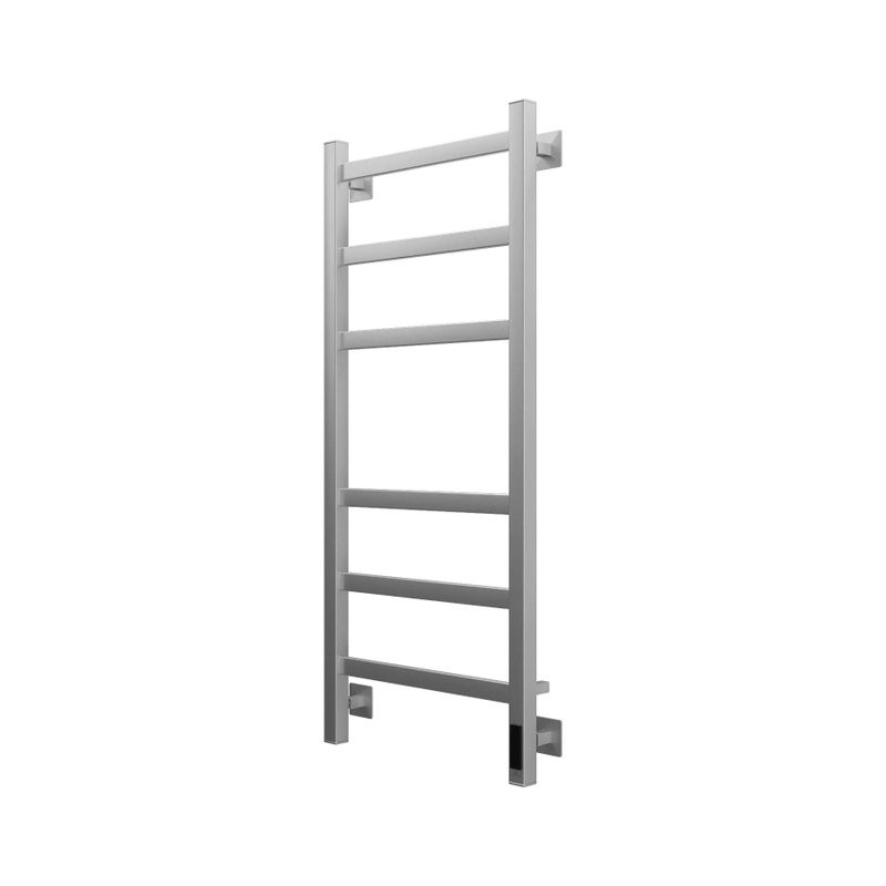 Полотенцесушитель электрический Grota Nosto 430х1000 NM EL 100x45 см, подключение справа, слева, скрытое подключение справа, матовый хром, лесенка