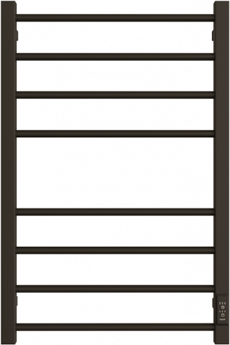 Полотенцесушитель электрический Двин S plaza neo 80/50 чёрный матовый