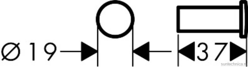 Крючок Hansgrohe Logis Universal 41711000