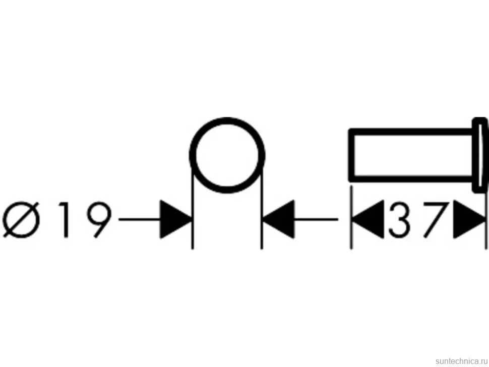 Крючок Hansgrohe Logis Universal 41711000