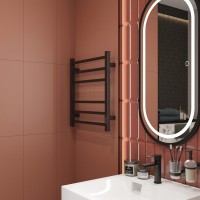 Полотенцесушитель электрический EWRIKA Пенелопа L2 60х50, черный