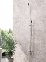 Полотенцесушитель электрический Сунержа Локон 00-0887-1612 160x10 см, подключение справа, скрытое подключение справа, глянцевый хром, I-образный