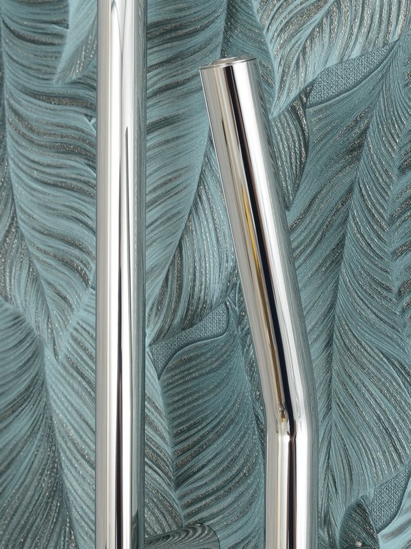 Полотенцесушитель электрический Сунержа Локон 00-0887-1612 160x10 см, подключение справа, скрытое подключение справа, глянцевый хром, I-образный