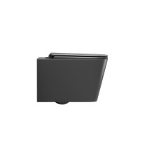 Унитаз подвесной Grossman GR-4404BMSQ с микролифтом, черный матовый