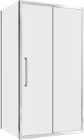 Душевой уголок Abber Schwarzer Diamant AG30160MH-S60M 160x60, профиль хром, стекло матовое