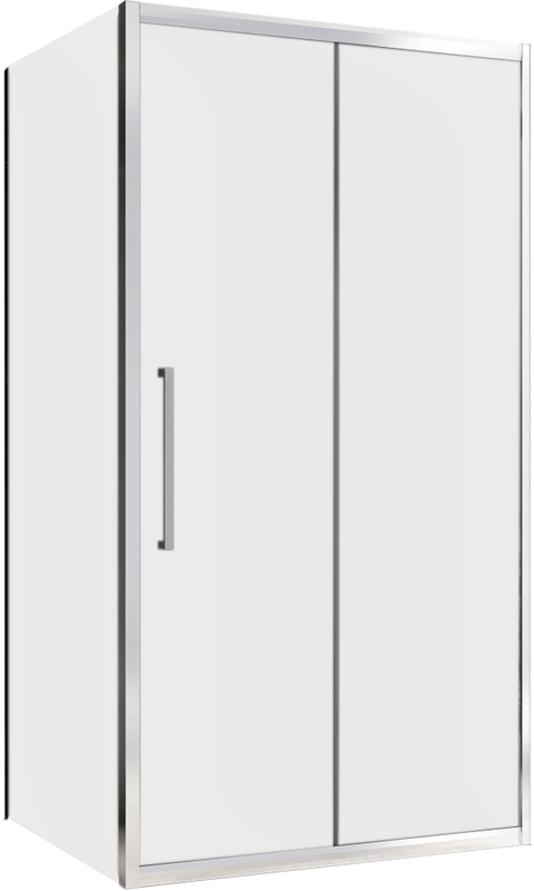 Душевой уголок Abber Schwarzer Diamant AG30160MH-S60M 160x60, профиль хром, стекло матовое