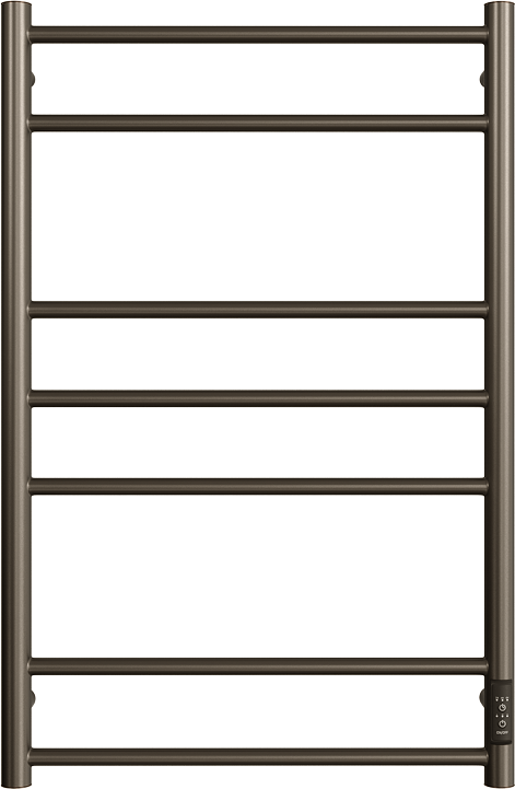 Полотенцесушитель электрический Двин L neo 80х50, оружейная сталь