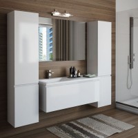 Мебель для ванной комнаты Эстет Dallas Luxe 115 подвесная, 1 ящик, L