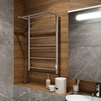 Полотенцесушитель электрический EWRIKA Сафо PN 80х50, с полкой, хром