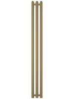 Полотенцесушитель электрический Сунержа Терция 4.0 32-0884-1206 120x15 см, подключение слева, скрытое подключение слева, золотой шелк, I-образный