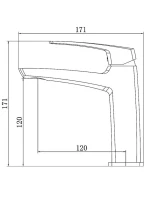 Смеситель для раковины AZARIO Conda AZ-K1011GR серый графит