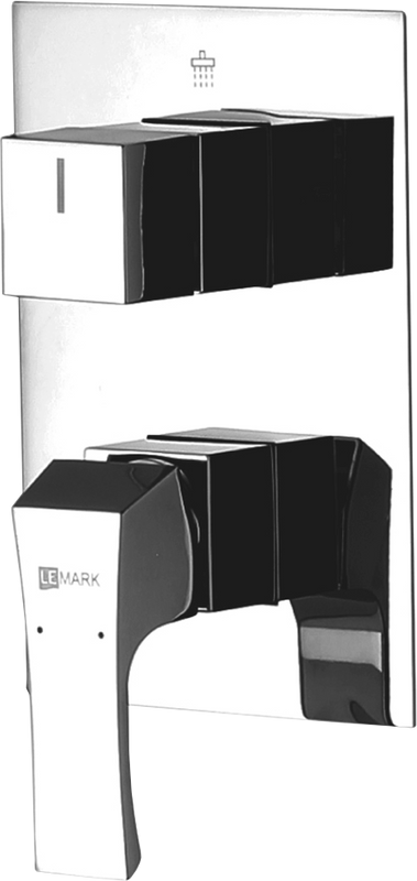 Встраиваемый смеситель для душа и ванны Lemark Unit LM4528C С ВНУТРЕННЕЙ ЧАСТЬЮ
