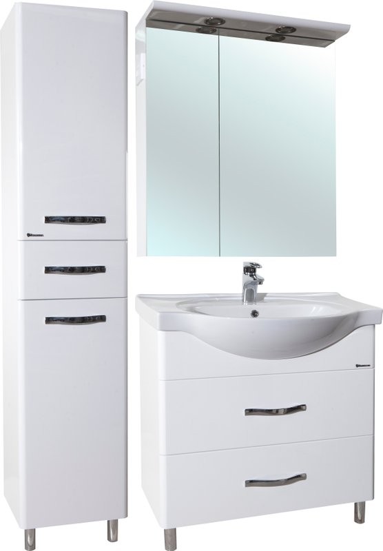 Зеркало-шкаф Bellezza Анкона 70 с подсветкой