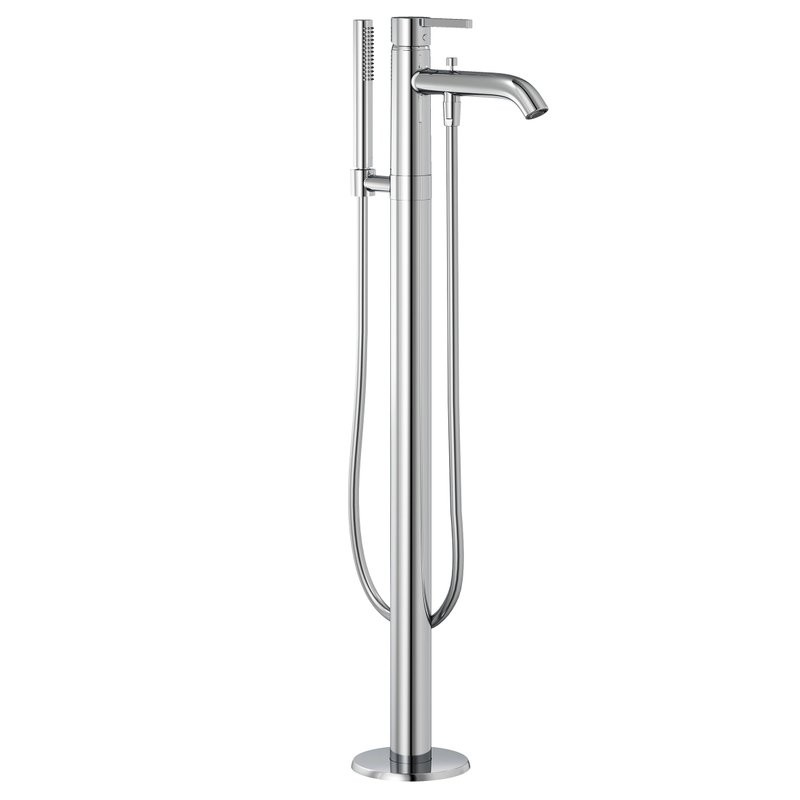 Напольный смеситель для ванны с душем Kludi Nova Fonte 385900515 С ВНУТРЕННЕЙ ЧАСТЬЮ, хром