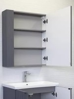 Зеркало-шкаф Comforty Лима 70 антрацит Зеркало-шкаф Comforty Лима 70 антрацит