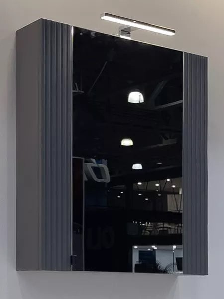 Зеркало-шкаф Comforty Лима 70 антрацит