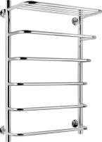 Полотенцесушитель электрический Secado Мерида 2 СП 85x55 см, подключение справа, глянцевый хром, лесенка, с полкой