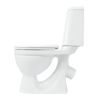 Унитаз-компакт напольный Sanita Идеал стандарт глянцевый белый Унитаз-компакт напольный Sanita Идеал стандарт глянцевый белый