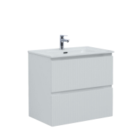 Тумба с раковиной Aquanet Джейн (Flat) 70 подвесная, белая матовая