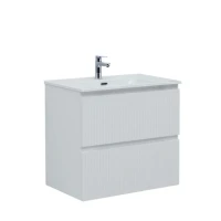 Тумба с раковиной Aquanet Джейн (Flat) 70 подвесная, белая матовая