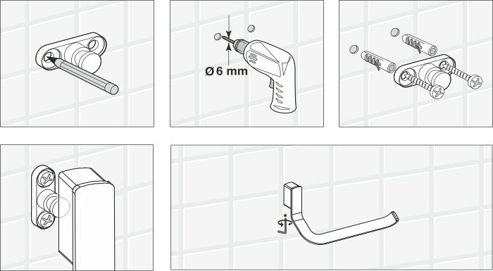Держатель туалетной бумаги Wasserkraft Sauer K-7996