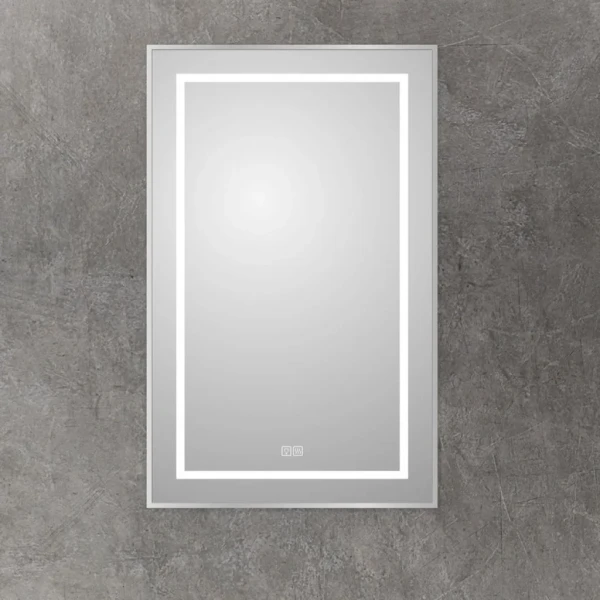 Зеркало BelBagno Kraft 80x50, с подсветкой, с подогревом, сатин