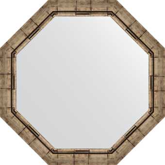 Зеркало Evoform Octagon BY 3669 74х74 см, серебряный бамбук